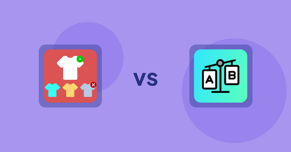 Shopify Product Display Apps: ST: Product & Collection Sort vs Spec & Compare