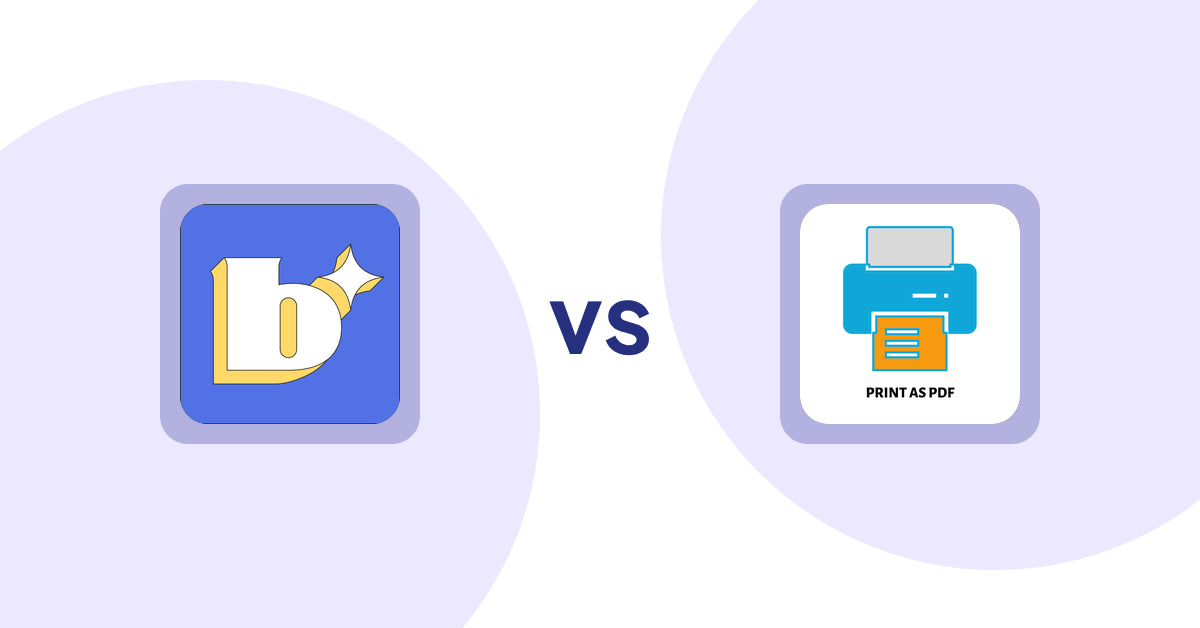 Shopify Product Display Apps: Because: CRO + Personalization vs LitPDP - Print as PDF