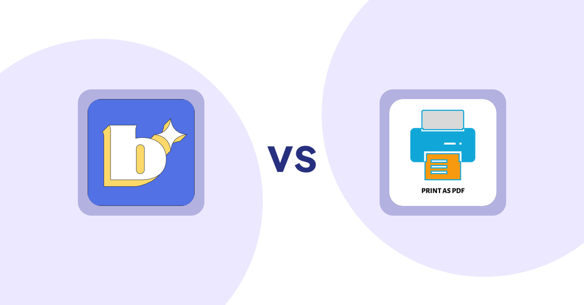 Shopify Product Display Apps: Because: CRO + Personalization vs LitPDP - Print as PDF