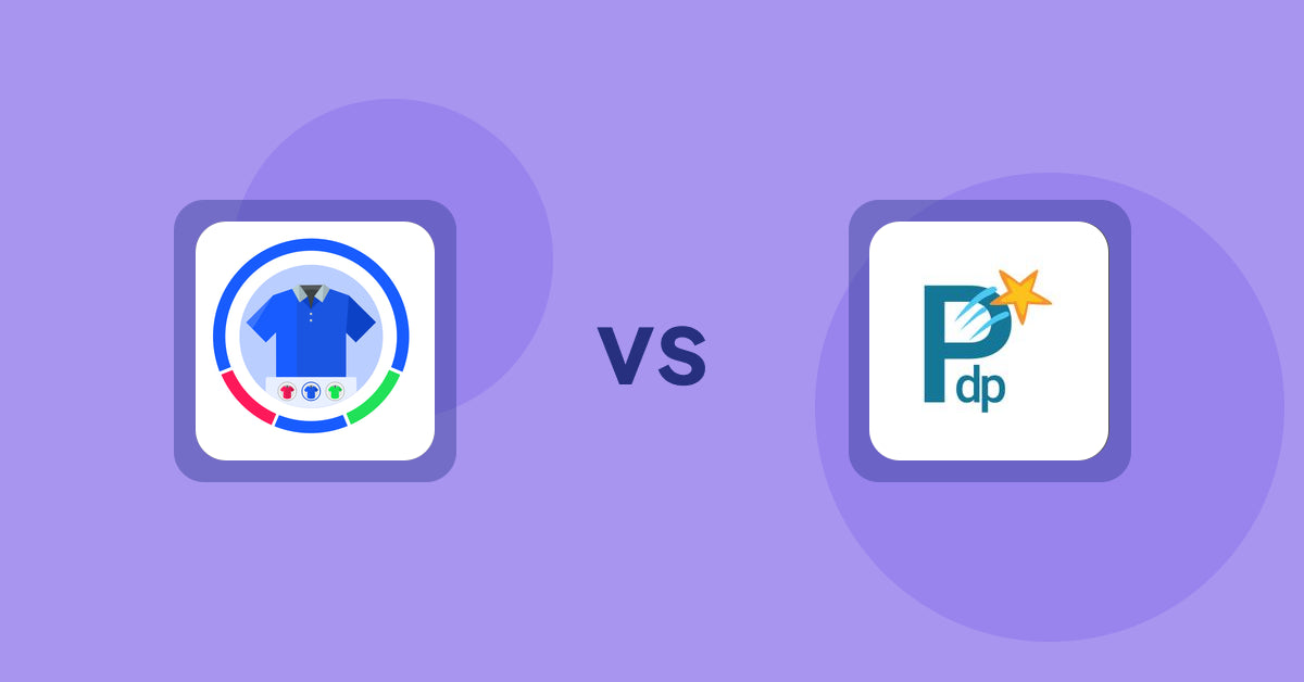 Shopify Product Display Apps: EVS ‑ Easy Variation Swatches vs PDP Star