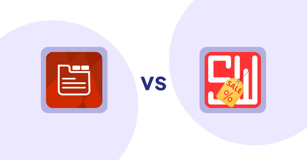 Shopify Product Display Apps: Tabs: SEO Product Tabs with AI vs. Super Watermarks ‑ Badges