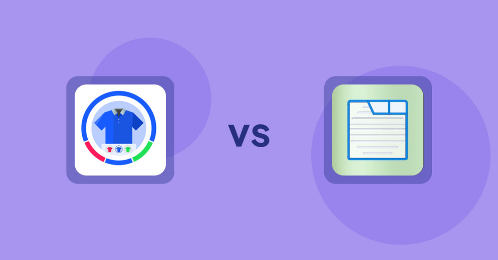 Shopify Product Display Apps: EVS ‑ Easy Variation Swatches vs Ecom Product Descriptions