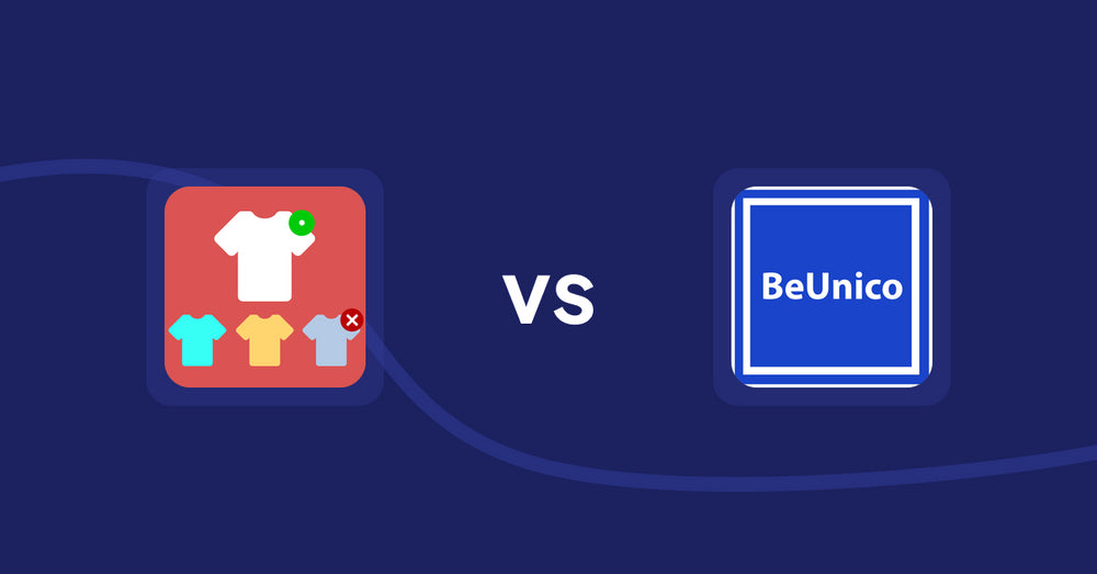 Shopify Product Display Apps: ST: Product & Collection Sort vs BeUnico