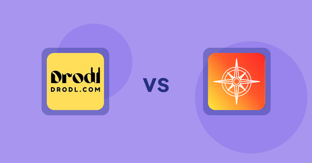 Shopify Product Display Apps: Drodl: Hide SoldOut Products vs. Compass Navigation