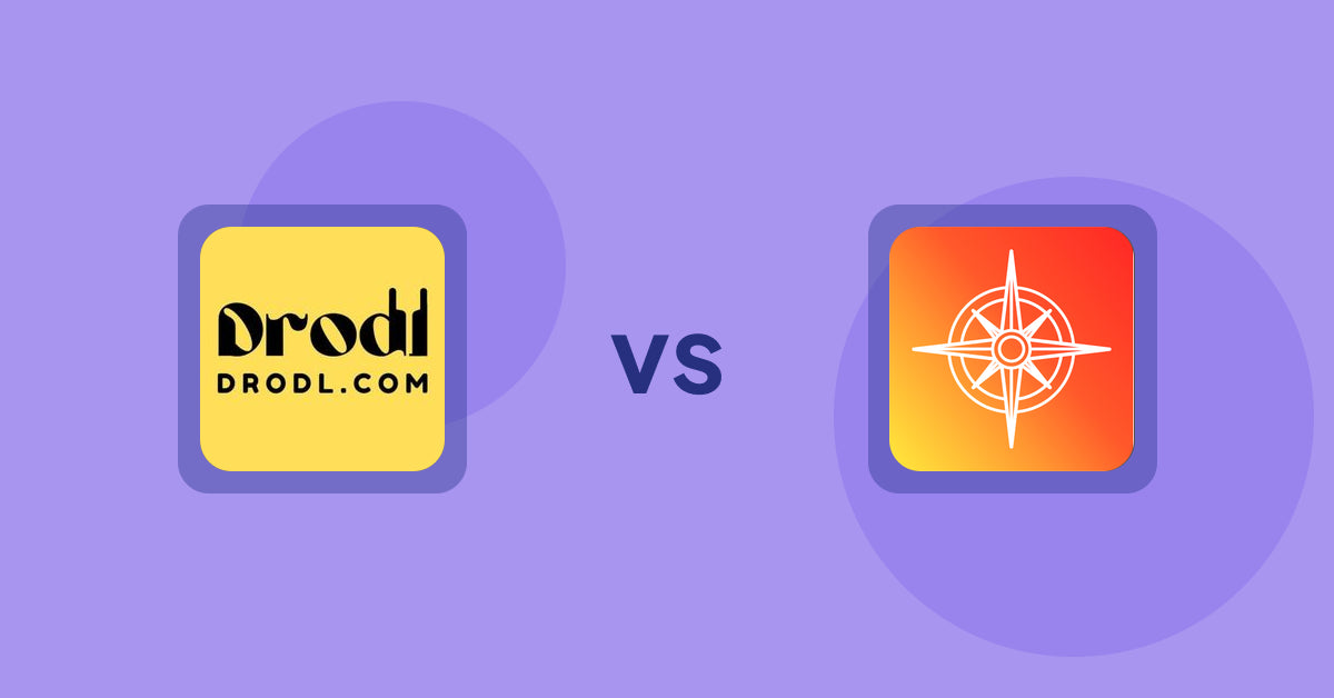 Shopify Product Display Apps: Drodl: Hide SoldOut Products vs. Compass Navigation