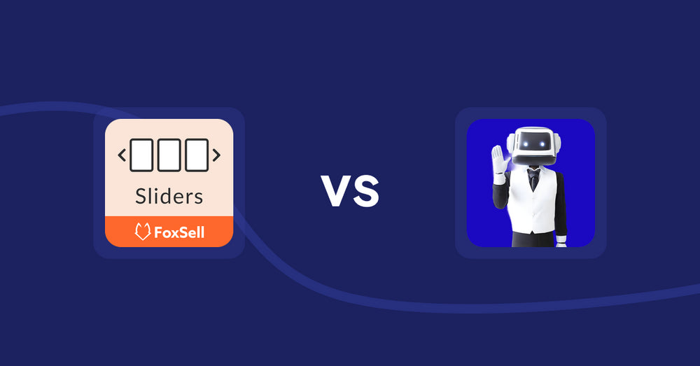 Shopify Product Display Apps: FoxSell Slider & Carousel vs ShopCierge — AI Sales Chatbot