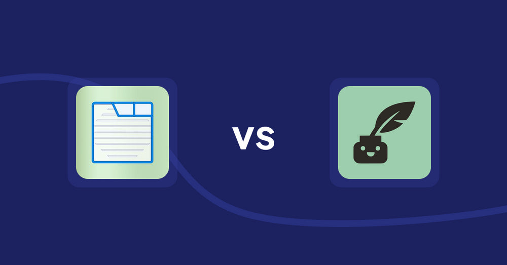 Shopify Product Display Apps: Ecom Product Descriptions vs Copybuddy