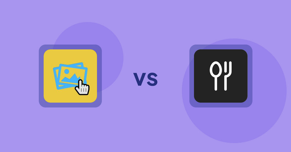 Shopify Product Display Apps: Singleton | Second Image Hover vs ServeUp ‑ Restaurant Menu