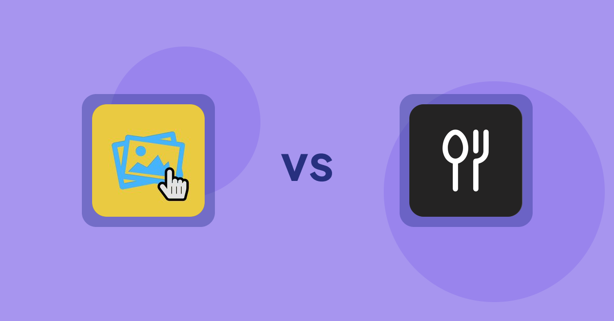 Shopify Product Display Apps: Singleton | Second Image Hover vs ServeUp ‑ Restaurant Menu