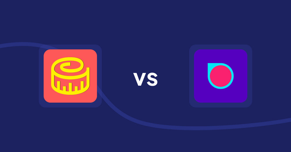 Shopify Product Display Apps: Snake Size Chart & Size Guide vs. Spotlight: Video Loops
