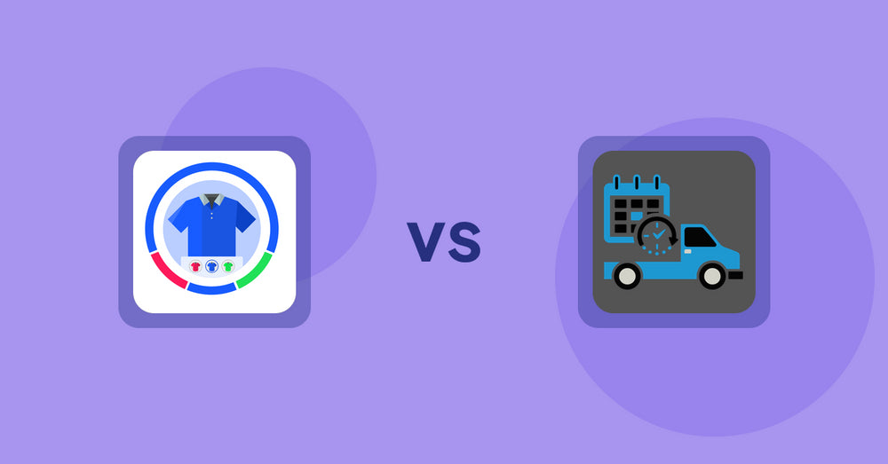 Shopify Product Display Apps: EVS ‑ Easy Variation Swatches vs. H3 Estimated Delivery