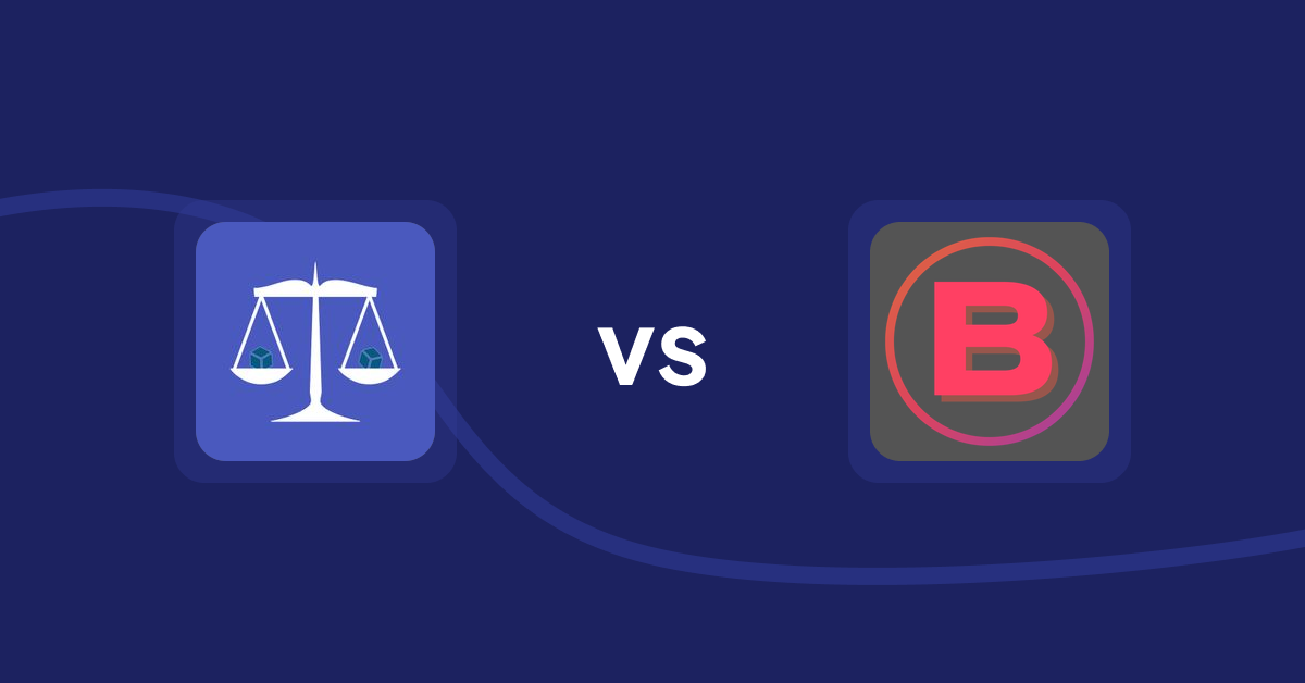 Shopify Product Display Apps: Equate ‑ Product Compare vs Banter Stories