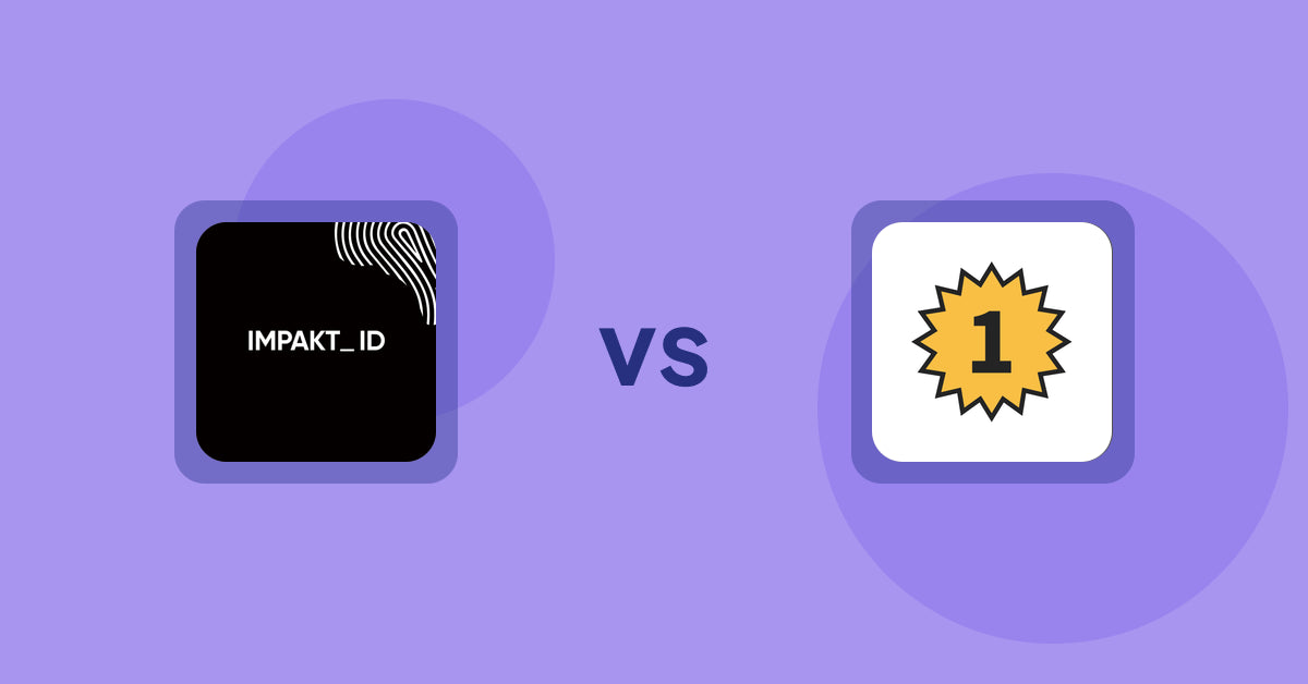 Shopify Product Display Apps: IMPAKT ID: fashion CO2 tracker vs UR: Smart Ranking