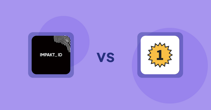 Shopify Product Display Apps: IMPAKT ID: fashion CO2 tracker vs UR: Smart Ranking