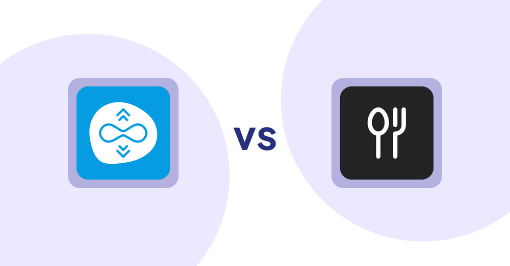 Shopify Product Display Apps: Scroll Freely: Infinite Scroll vs ServeUp ‑ Restaurant Menu