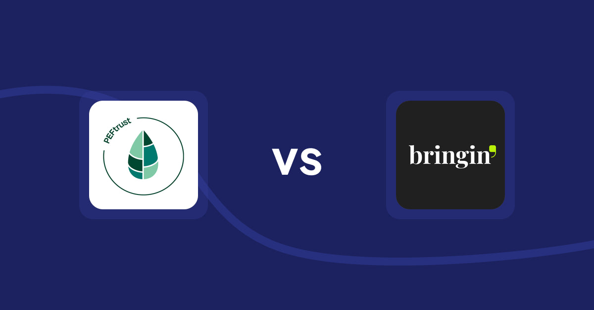 Shopify Product Display Apps: Peftrust vs Bringin