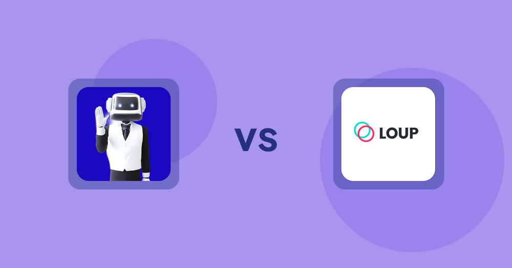 Shopify Product Display Apps: ShopCierge — AI Sales Chatbot vs Loup: Sell on Instagram