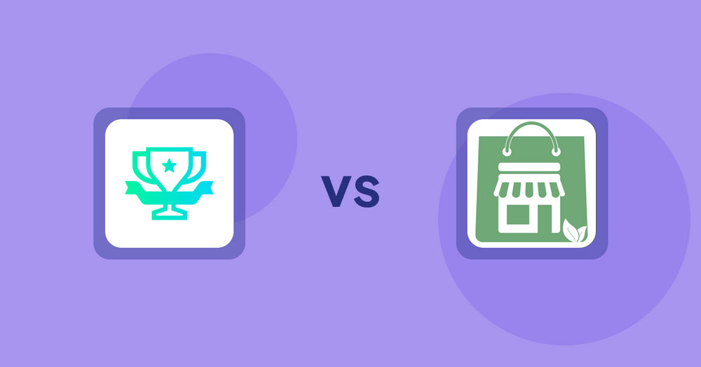 Shopify Product Display Apps: らくらくランキング表示アプリ｜リテリア Ranking vs. Greeniemart