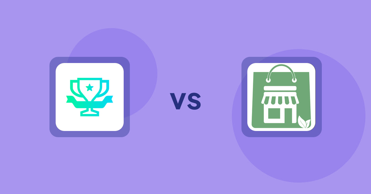 Shopify Product Display Apps: らくらくランキング表示アプリ｜リテリア Ranking vs. Greeniemart