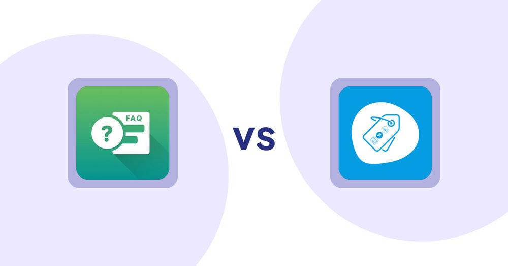 Shopify Product Display Apps: FAQ Expert: Product FAQ vs Extendons Product Tag Images