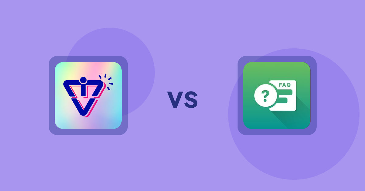 Shopify Product Display Apps: VIM: Variant Image Module vs FAQ Expert: Product FAQ