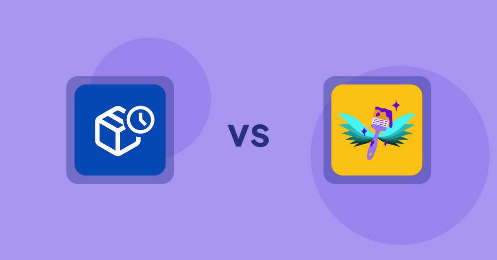 Shopify Product Display Apps: PreOrder Alpha vs Badgfly - Product Personalizer