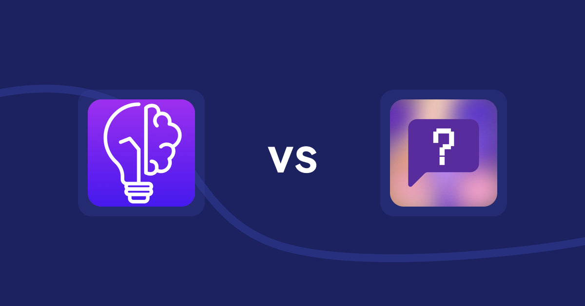 Shopify Product Display Apps: GoWise: AI Product Description vs FAQbucket ‑ Help Center & FAQ