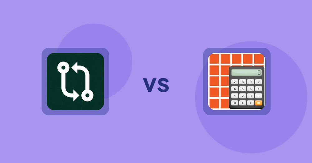 Shopify Product Display Apps: Compareder ‑ Product Compare vs DIY Quantity Calculator