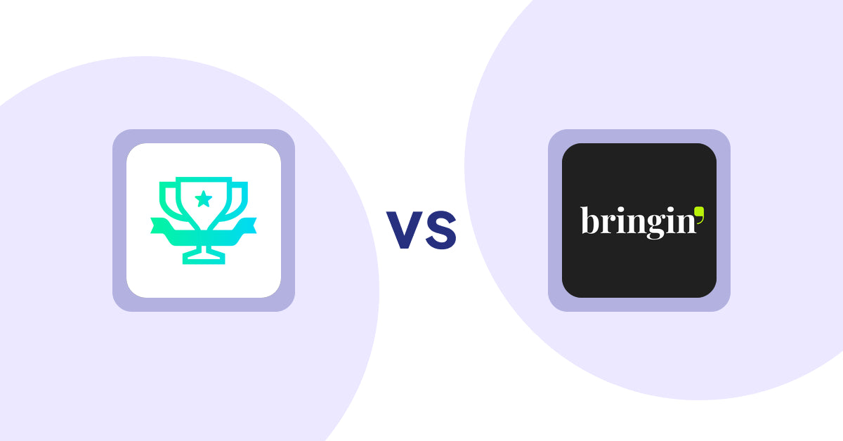 Shopify Product Display Apps: らくらくランキング表示アプリ｜リテリア Ranking vs Bringin