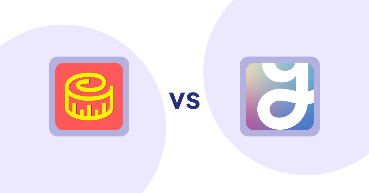 Shopify Product Display Apps: Snake Size Chart & Size Guide vs Visual Merchandiser