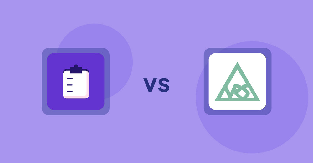 Shopify Product Display Apps: WSH Order Form & ReOrder vs VRSHOPii