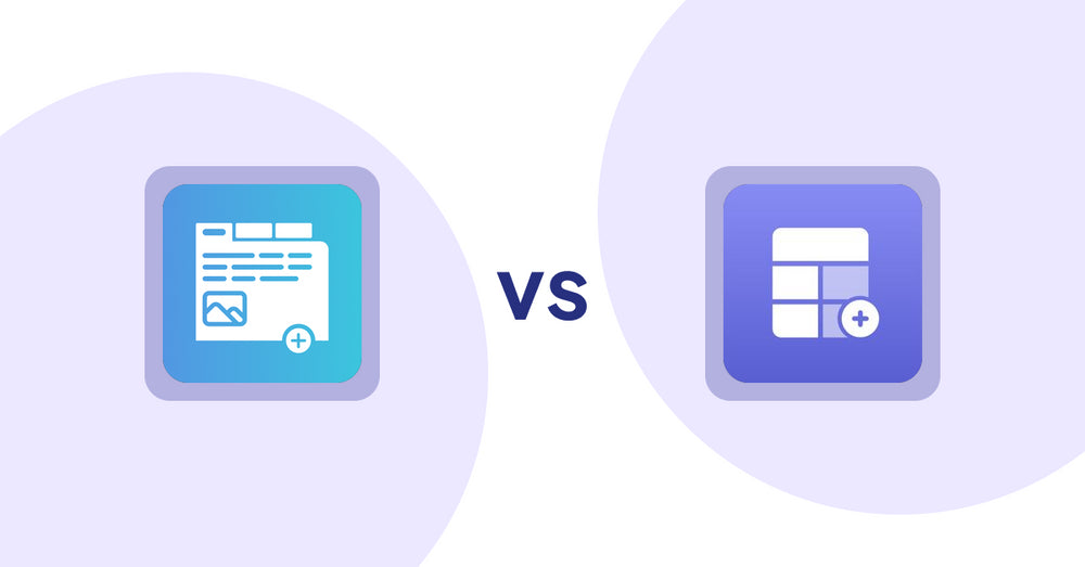 Shopify Product Display Apps: Advanced Product Tabs vs Eazy Specification Tags Table