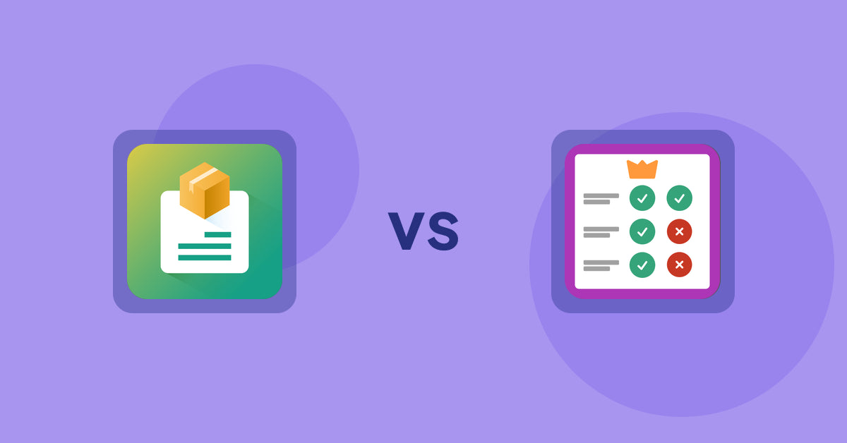 Shopify Product Display Apps: Product Descriptions by AMP vs Pretty Comparison Tables