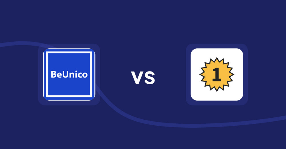 Shopify Product Display Apps: BeUnico vs UR: Smart Ranking
