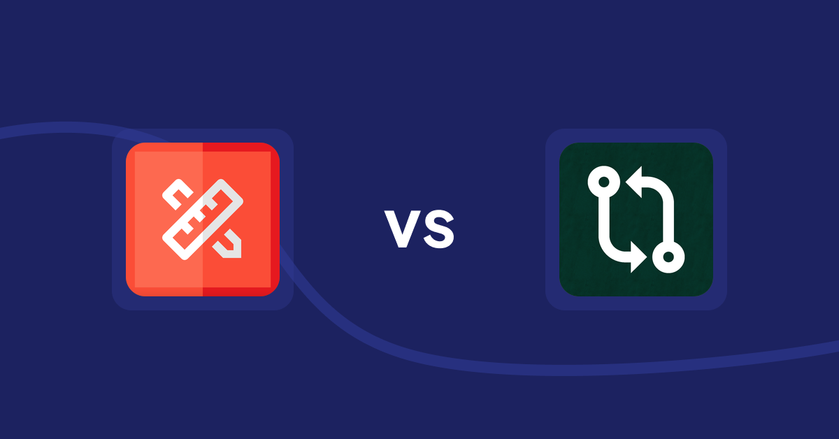 Shopify Product Display Apps: RT: Size Chart, Size Guide vs Compareder ‑ Product Compare