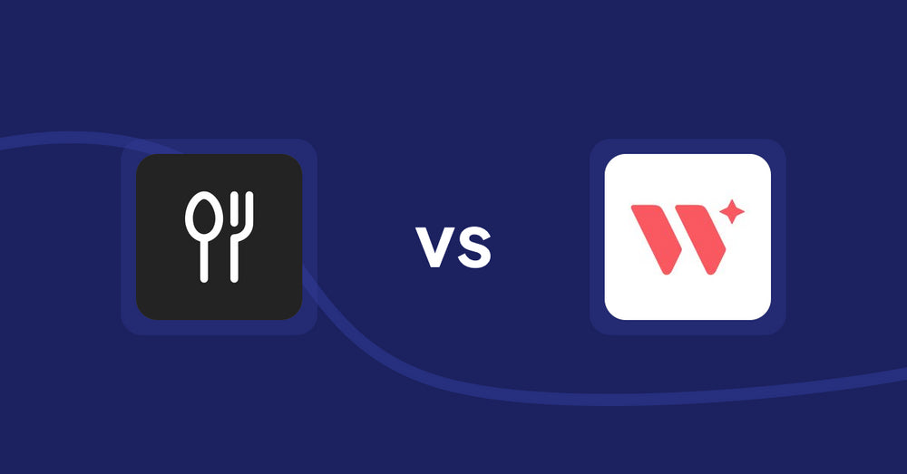 Shopify Product Display Apps: ServeUp ‑ Restaurant Menu vs Wizart Visualizer