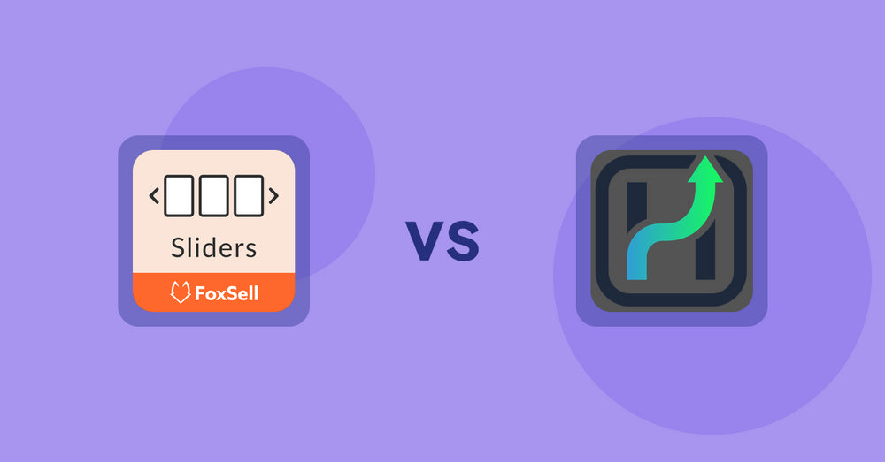 Shopify Product Display Apps: FoxSell Slider & Carousel vs Heuristic Commerce