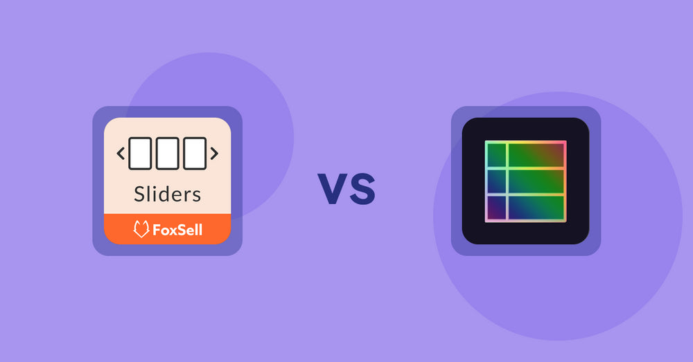Shopify Product Display Apps: FoxSell Slider & Carousel vs. TableFlow Specification Table