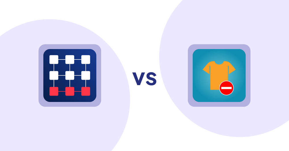 Shopify Product Display Apps: Out‑of‑Stock Police vs Products Unavailable