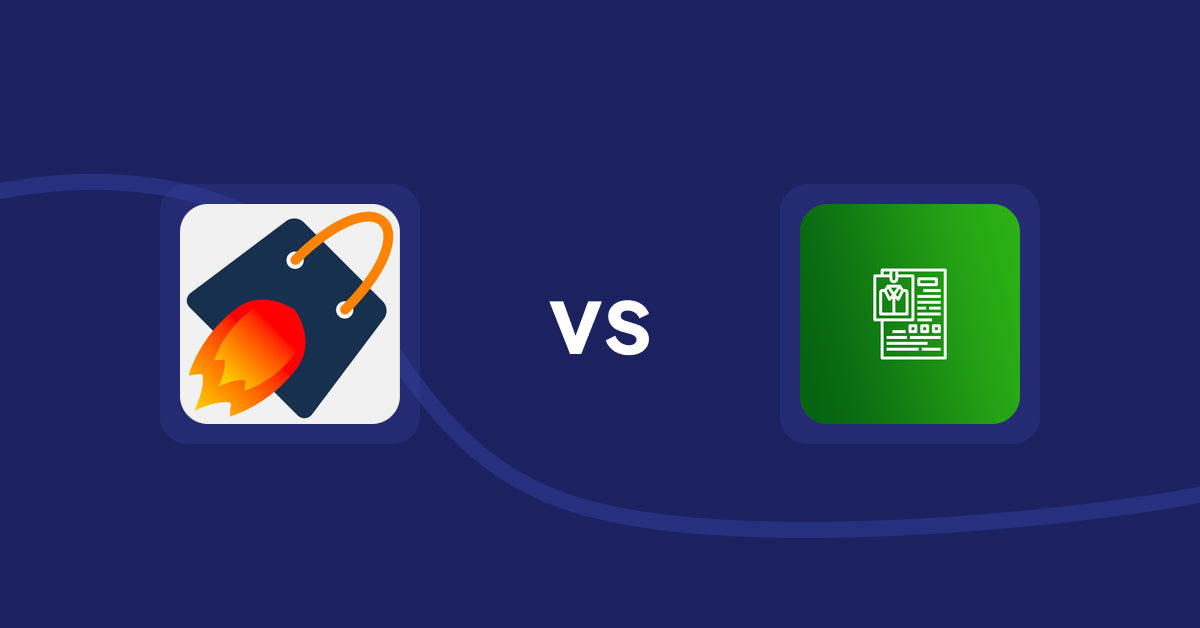 Shopify Product Display Apps: Cross Sell & Upsell Pro vs OC Product Size Chart