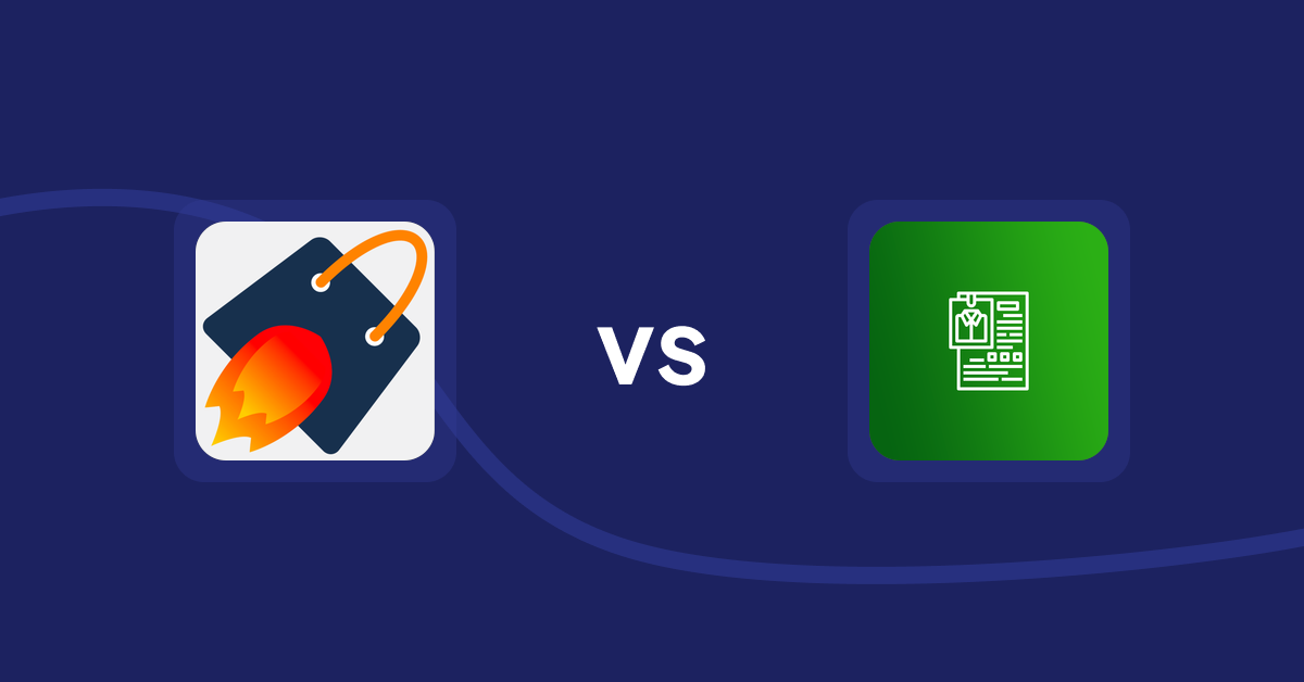 Shopify Product Display Apps: Cross Sell & Upsell Pro vs OC Product Size Chart