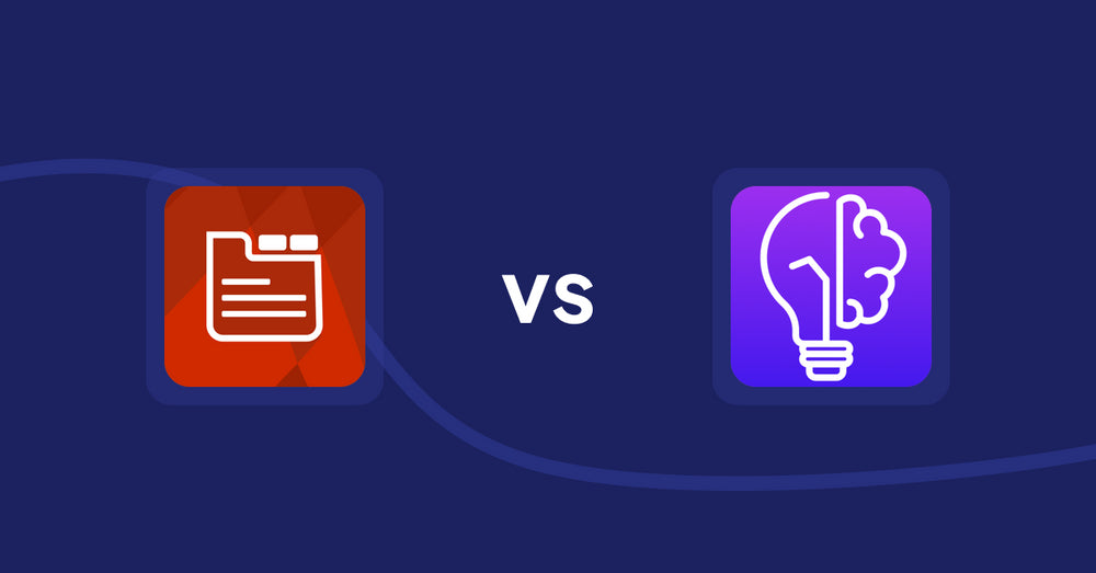 Shopify Product Display Apps: Tabs: SEO Product Tabs with AI vs. GoWise: AI Product Description