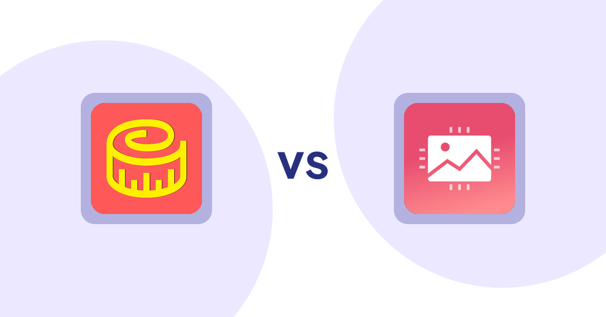 Shopify Product Display Apps: Snake Size Chart & Size Guide vs XO Image Styles