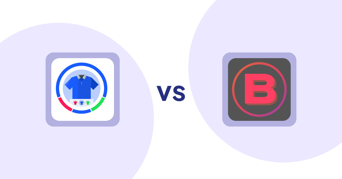 Shopify Product Display Apps: EVS ‑ Easy Variation Swatches vs Banter Stories