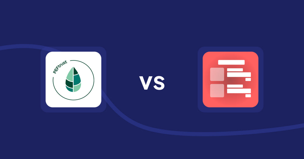 Shopify Product Display Apps: Peftrust vs Menulog