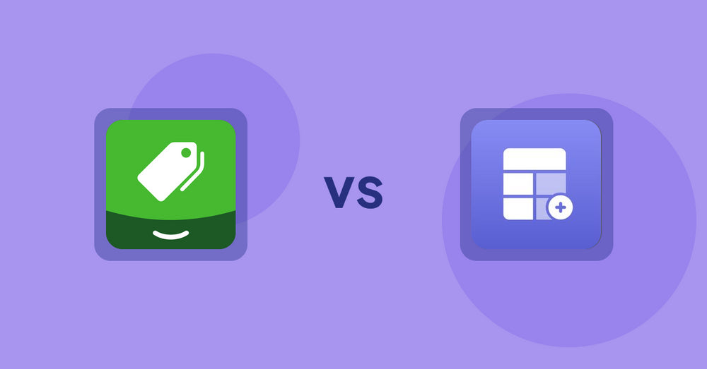Shopify Product Display Apps: VIBE Shoppable Instagram Feed vs Eazy Specification Tags Table