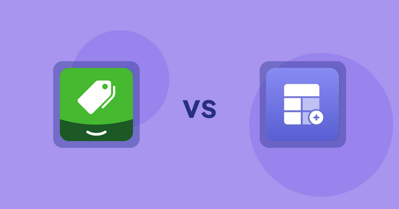 Shopify Product Display Apps: VIBE Shoppable Instagram Feed vs Eazy Specification Tags Table
