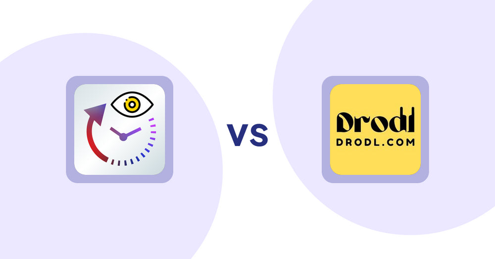 Shopify Product Display Apps: JustViewed ‑ Recently Products vs. Drodl: Hide SoldOut Products