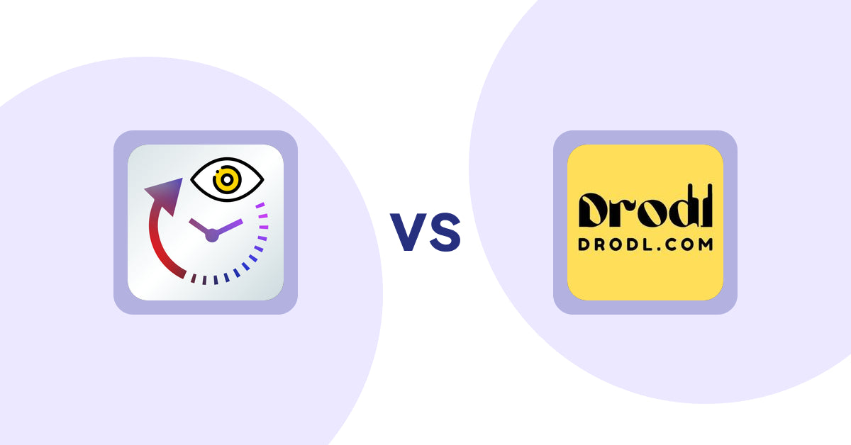 Shopify Product Display Apps: JustViewed ‑ Recently Products vs. Drodl: Hide SoldOut Products