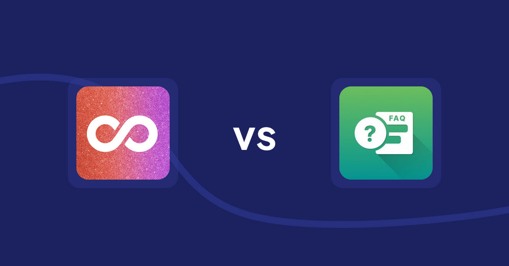Shopify Product Display Apps: Infinite Scroll Pro vs FAQ Expert: Product FAQ